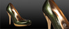 Зеленые туфли Alexander McQueen