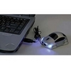 "Мышка" оптическая, USB, в форме машинки с подсветкой фар