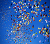 Million baloons filled with helium