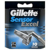 кассеты для бритья Gillette Sensor Excel 10 шт