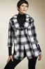 Zinc Ruffle Collar Coat