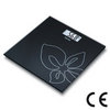 весы напольные стеклянные Beurer GS 27 Black Flower DesignLine