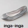 soft silver flats