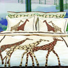 постельное белье с жирафами или жирафовым принтом