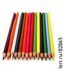 Большой набор цветных карандашей