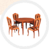 стол и стулья в зал