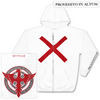 Echelon Division  White Echelon Zipper Hoodie