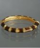 brown enamel bamboo bangle