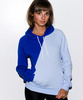 Unisex California Fleece  Diagonal Pull-Over Hoody