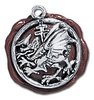 Медальон с символом ордена Дракона