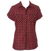 Topshop Short Sleeved Check Shirt