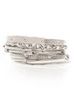 Crystal Silver Bangles