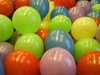 Тысяча шариков, наполненных гелием на день рождения!