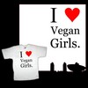 Футболка "I love vegan girl"