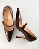 Туфли Manolo Blahnik, Mary Jane, Dark Brown