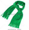 шарф шерстяной, зелёный