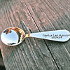 Custom Stamped Solid Sterling Baby Spoon