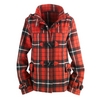 Red Check Duffle Coat
