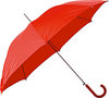 красный зонт без рисунков