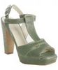 sage nappa 'Hudson' platform sandals