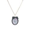 Tarina Tarantino - Love/Hate Lucite Pendant Necklace (Black)