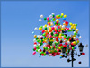 много разноцветных безумно красивых шариков