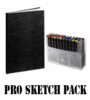 36 Touch Twin Markers + 1 Free Classic Black Book (Pro Pack)