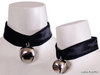 Cat Collar (Black) - Silver Bell