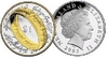 Набор новозеландских монет по "Властелину колец"