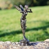 Art Nouveau Fairy Solid Bronze Garden Statue