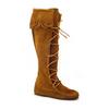 Minnetonka Fringed Suede Boots