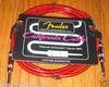 FENDER CALIFORNIA APPLE RED GUITAR CORD CABLE