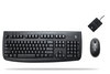 Logitech - Deluxe 660 Cordless Desktop Black Set