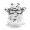 AUTH Nagara FORTUNE CAT Silver Bead fits Pandora