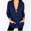 Unisex Tri-Blend Rib Cardigan