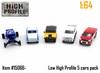 Low High Profile 5 cars pack