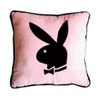 Подушка квадратная розовая