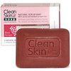 Отшелушивающее мыло "Clean Skin Soap" с экстрактом косточек красного винограда, красного вина и масла оливы