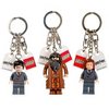 LEGO Harry, Hermione and Hagrid keychains