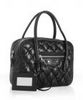 black quilted goatskin 'Matelasse' small bag