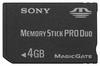 sony memory stick duo pro на 4гб