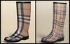 BURBERRY CHECK RAINBOOTS