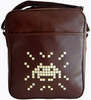 Space Invader solo print flight bag v (brown)