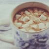 hot chocolate with marshmellows
