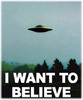 постер "I want to believe"