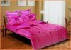 розовое шелковое постельное белье