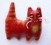 магнит-рыжий кот саблезубый от  жж-юзера cuddlycub