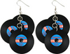 you spin me record earrings