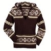 свитер с зимним орнаментом