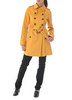 Awesome yellow trench coat.